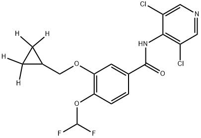 Roflumilast-d4，CAS：1398065-69-4，氘标记化合物